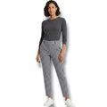 Topshop Women’s Blue White Houndstooth Cropped Pants Size 6