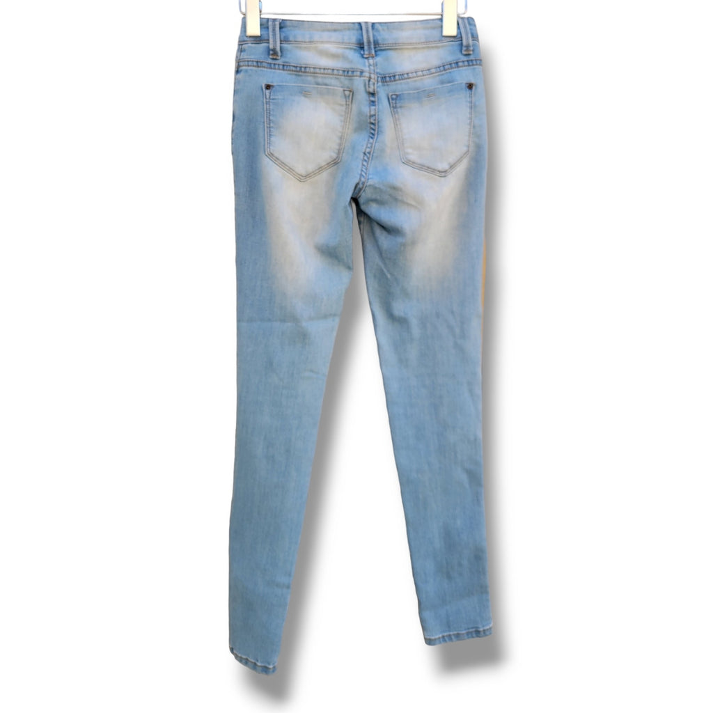 Encore Juniors Light Wash Blue Skinny Low-Rise Jeans – Size 1