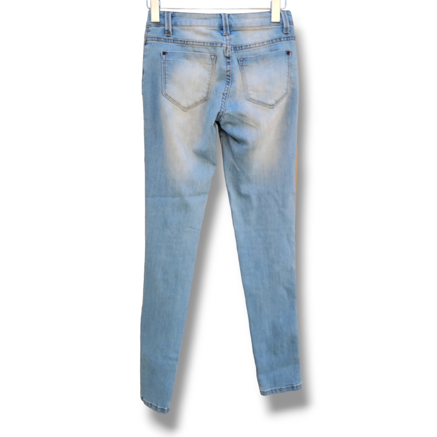 Encore Juniors Light Wash Blue Skinny Low-Rise Jeans – Size 1