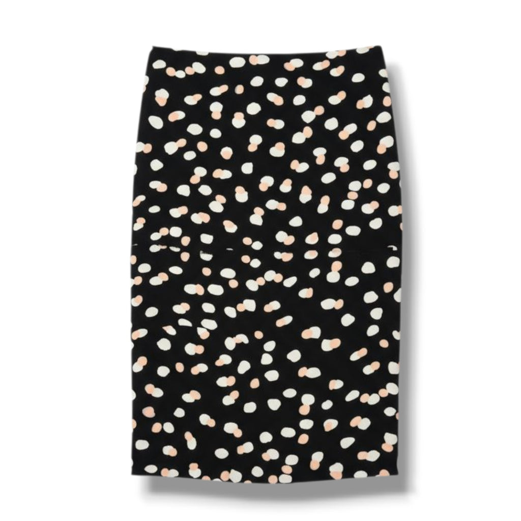 Philosophy Women’s Black White Dot Print Pencil Skirt Size 2 – Classic Slim Fit