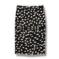 Philosophy Women’s Black White Dot Print Pencil Skirt Size 2 – Classic Slim Fit