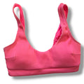 Hollister Women’s Pink Ribbed Scoop Neck Bikini Top - Small NWOT