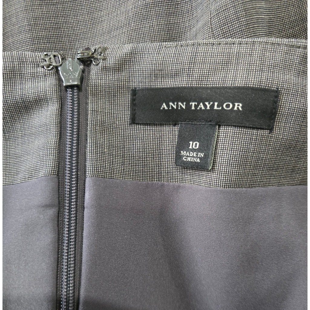 Ann Taylor Gray Wool Blend Lined Pencil Skirt – Size 10