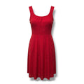 London Times Red Eyelet Sleeveless Fit & Flare Dress – Size 6