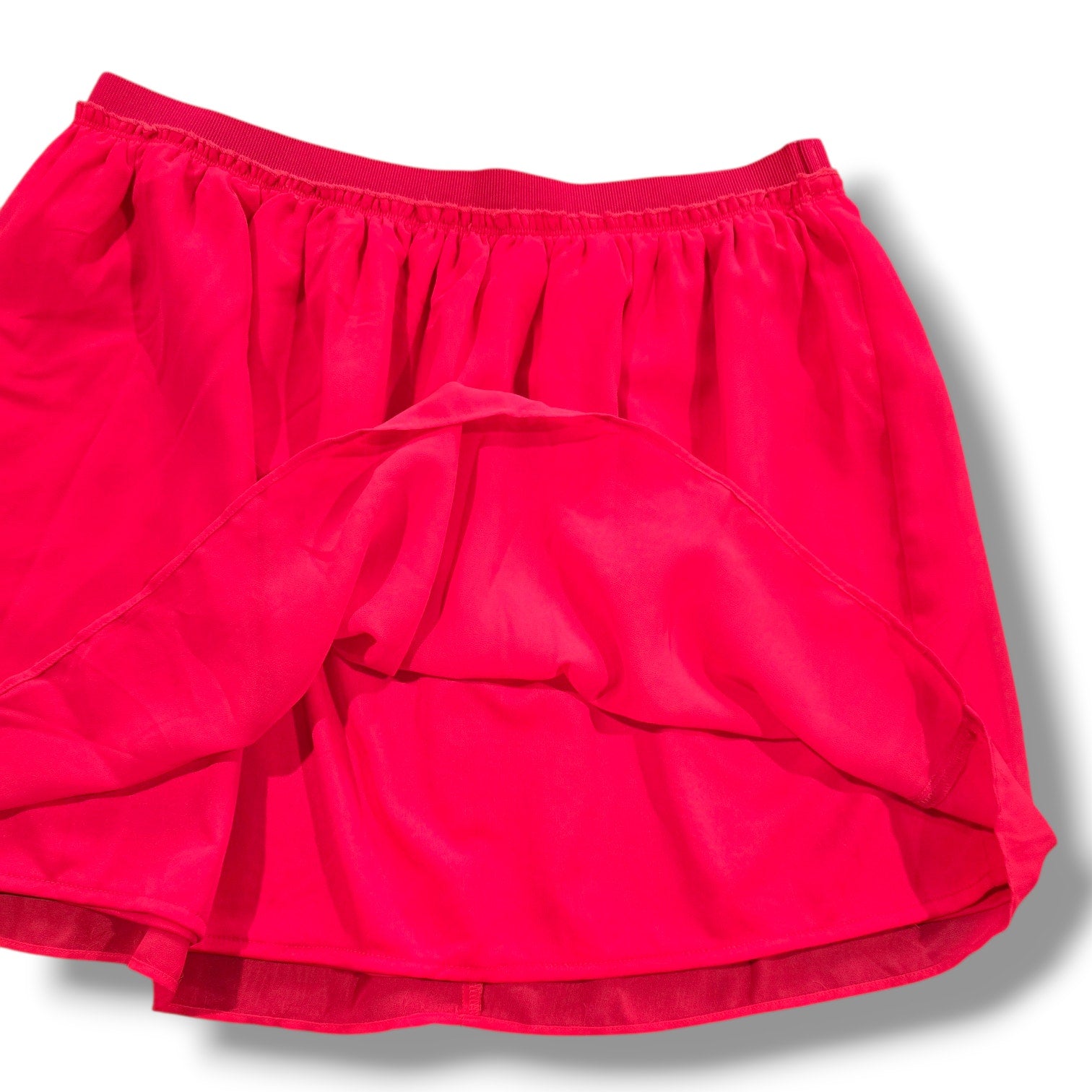 American Eagle Outfitters Juniors Highlighter Pink Lined Skirt Small Pullover