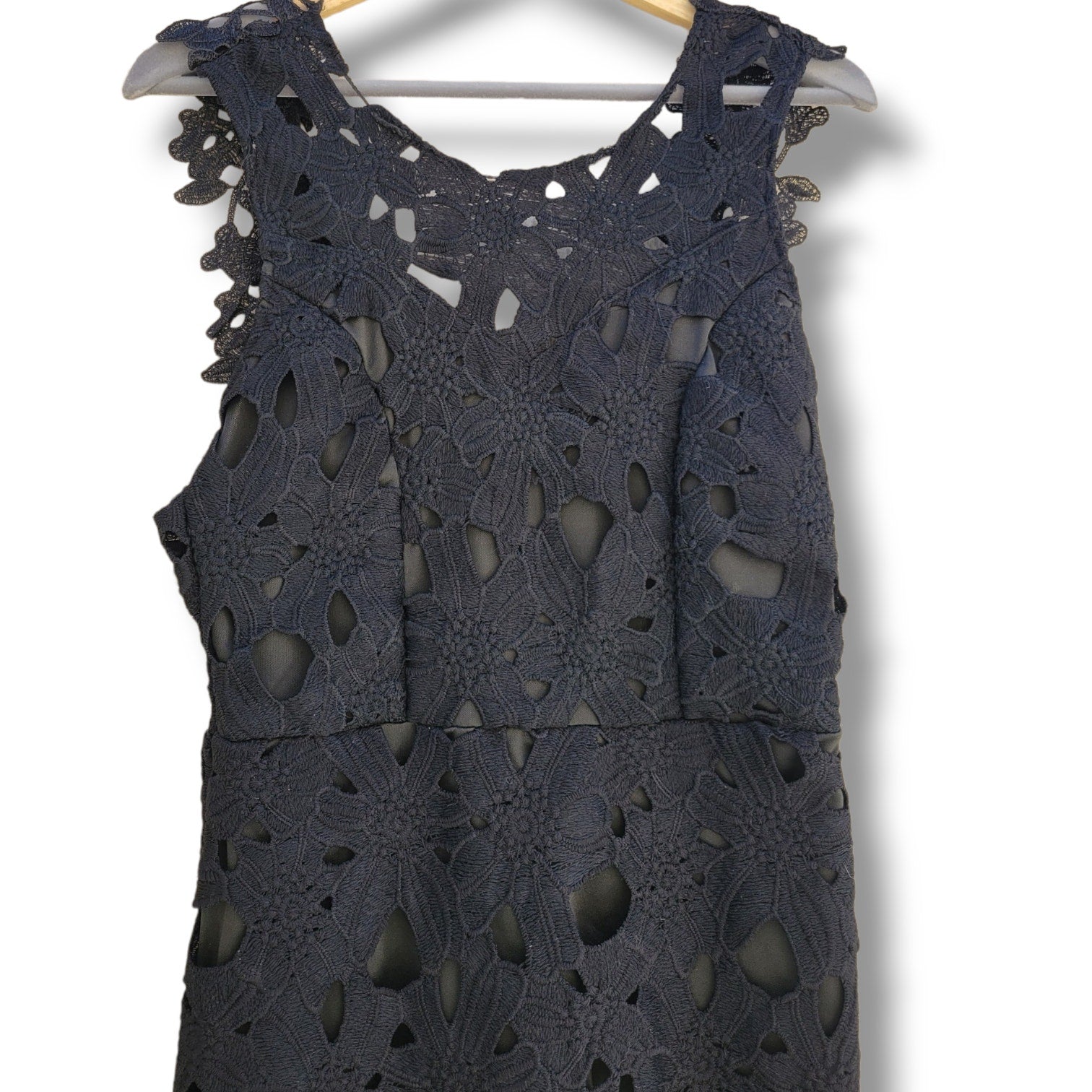 Women's Black Lace Evening Party Dress Small Cocktail Outfit