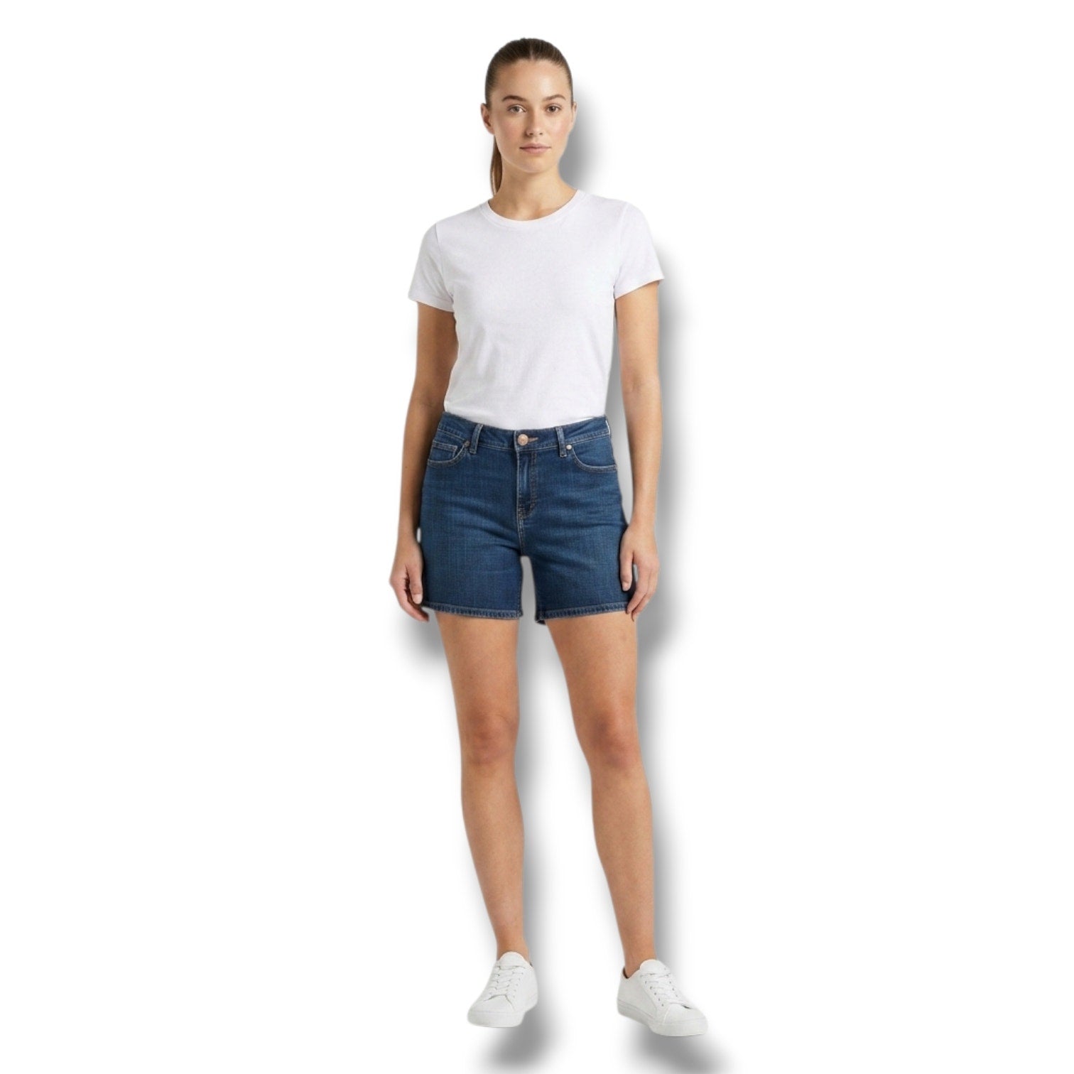 Lee Jeans women's Indigo Blue denim shorts - size  12