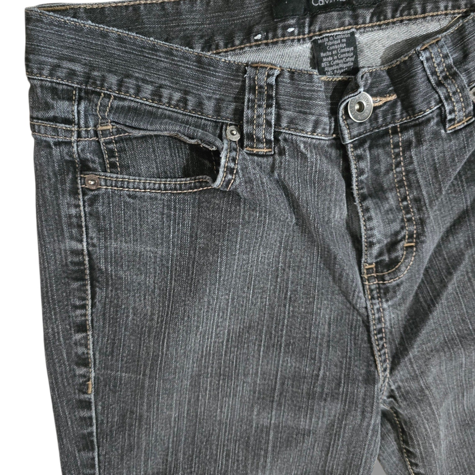 Calvin Klein Jeans Women’s Skinny Leg Jeans Size 30/10 Gray Wash