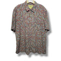 Bamboo Dreaming by Kingston Grange Mens XL Abstract Geometric Short Sleeve Shirt