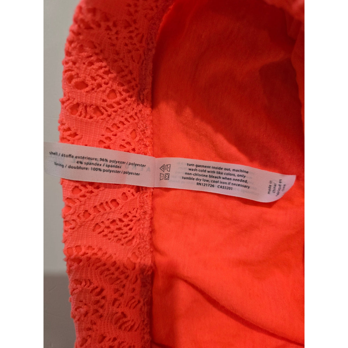 Aeropostale Pink Lace Overlay Skater Mini Skirt Juniors XS Bright Neon Party