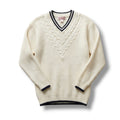 Venezia Jeans Co. Women's Plus Size 14/16 cream Cable Knit V-Neck Sweater