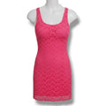 Jennifer Lopez women's pink eyelet side zip eyelet dress - size 6