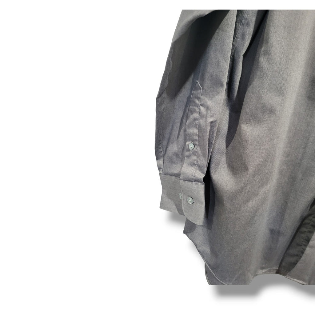 Concepts by Claiborne Men’s Gray Long Sleeve Button-Down Dress Shirt – Size 16