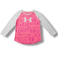 Under Armour Girls “Power in Pink” HeatGear Shirt Breast Cancer Awareness YLG