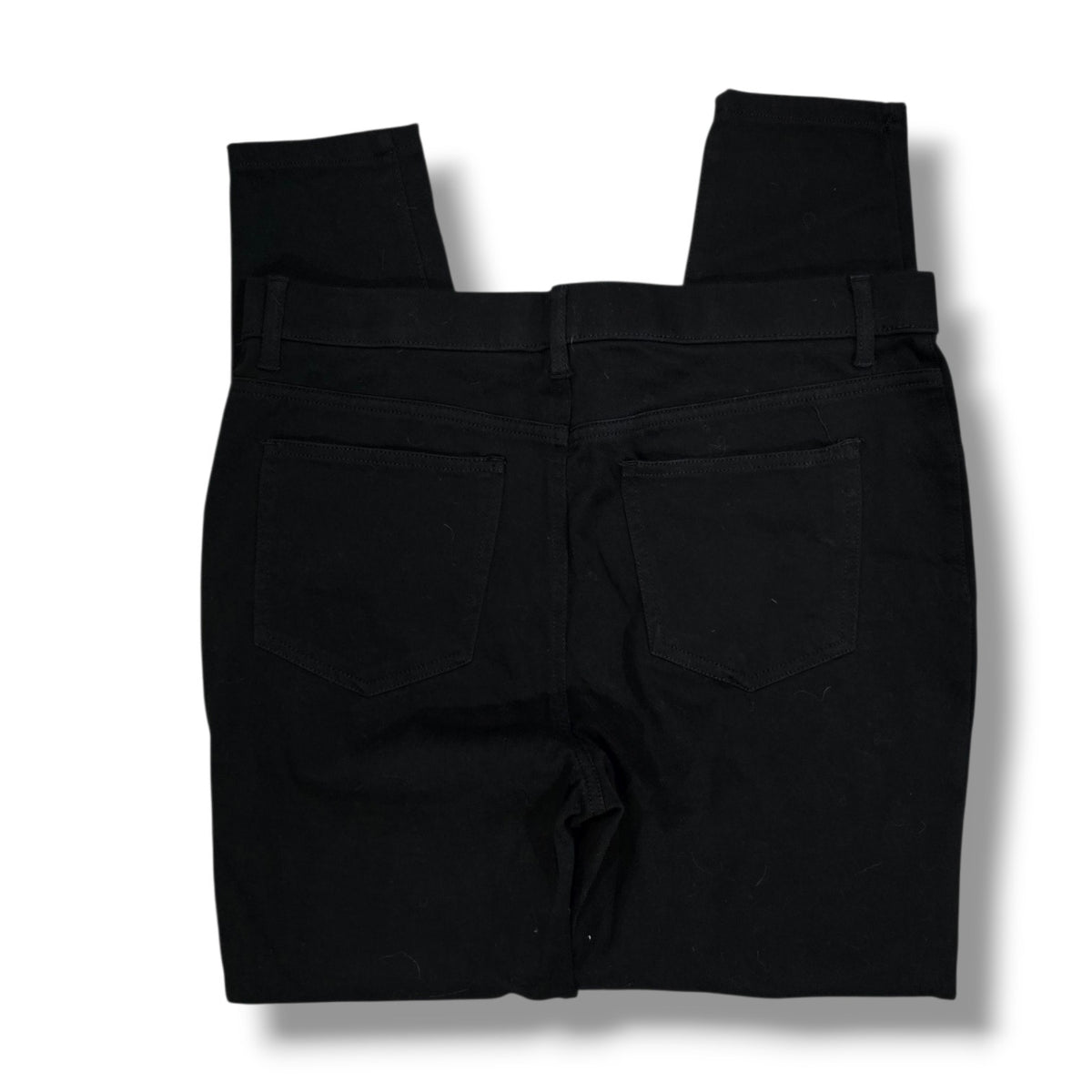 Time and Tru Women’s Black Pull-On Pants – XL, Faux Front Pockets Gently Used
