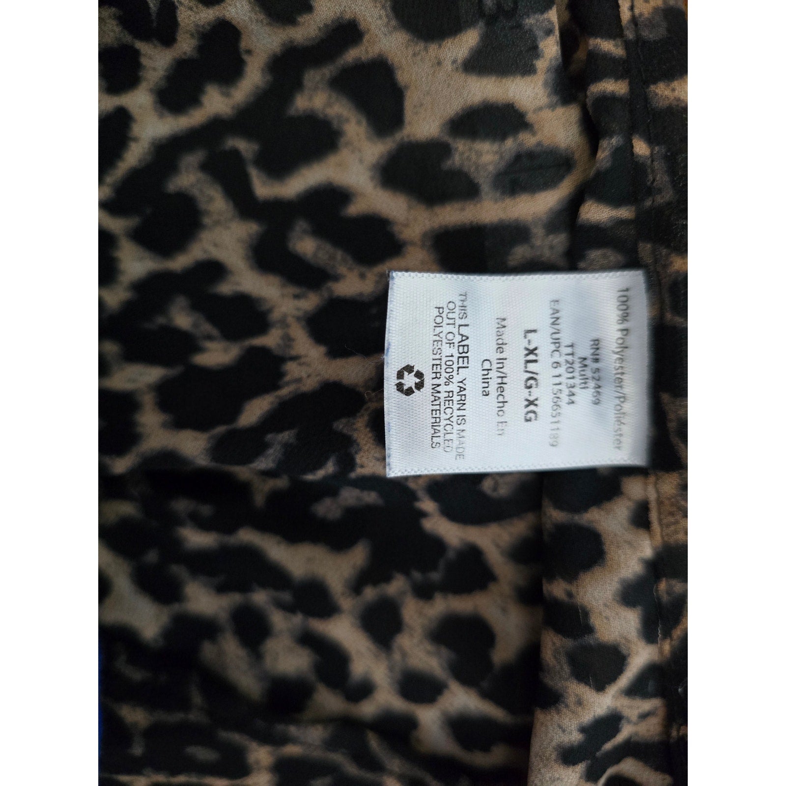Sheer women's Leopard Print Open-Front Maxi Duster Kimono