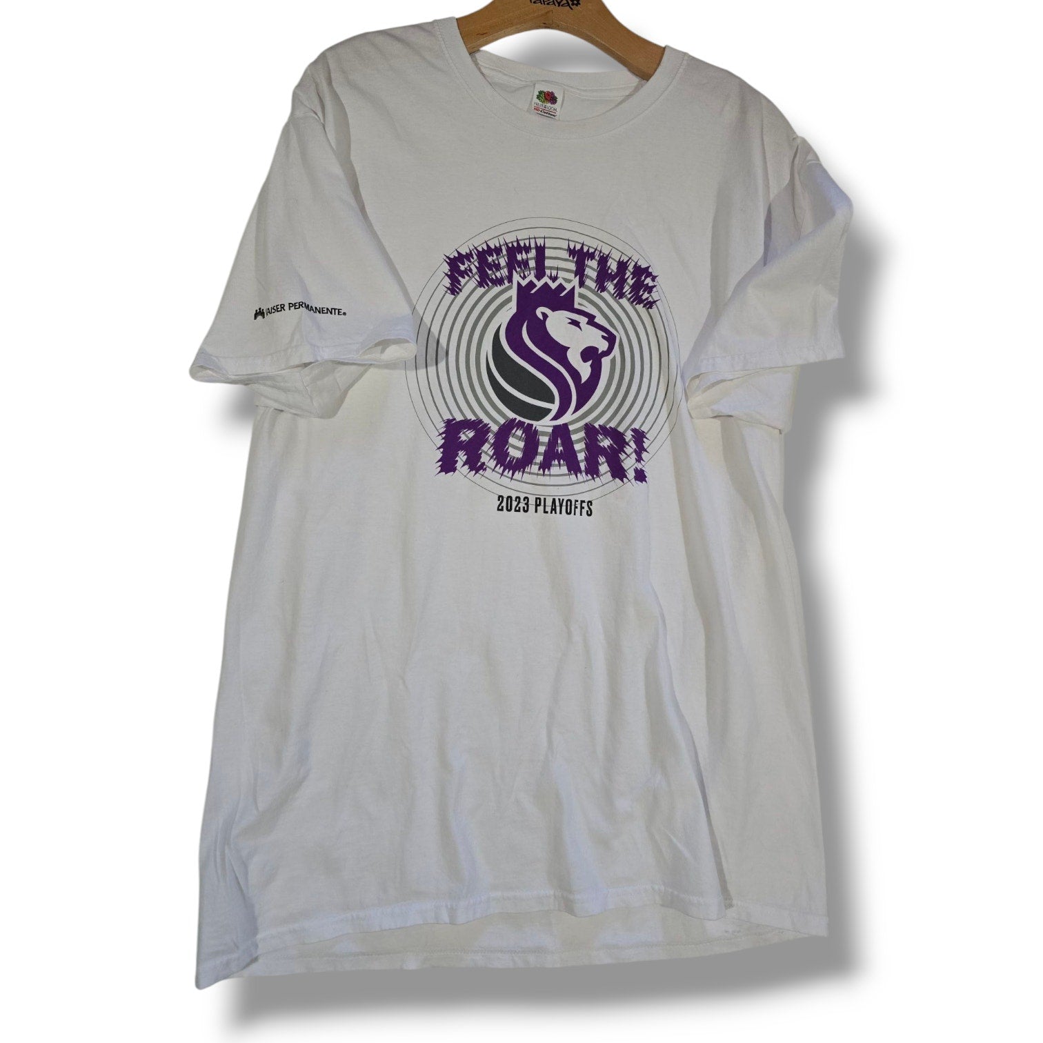 Sacramento Kings 2023 Playoffs Kaiser Permanente Promo Tee – Unisex Large