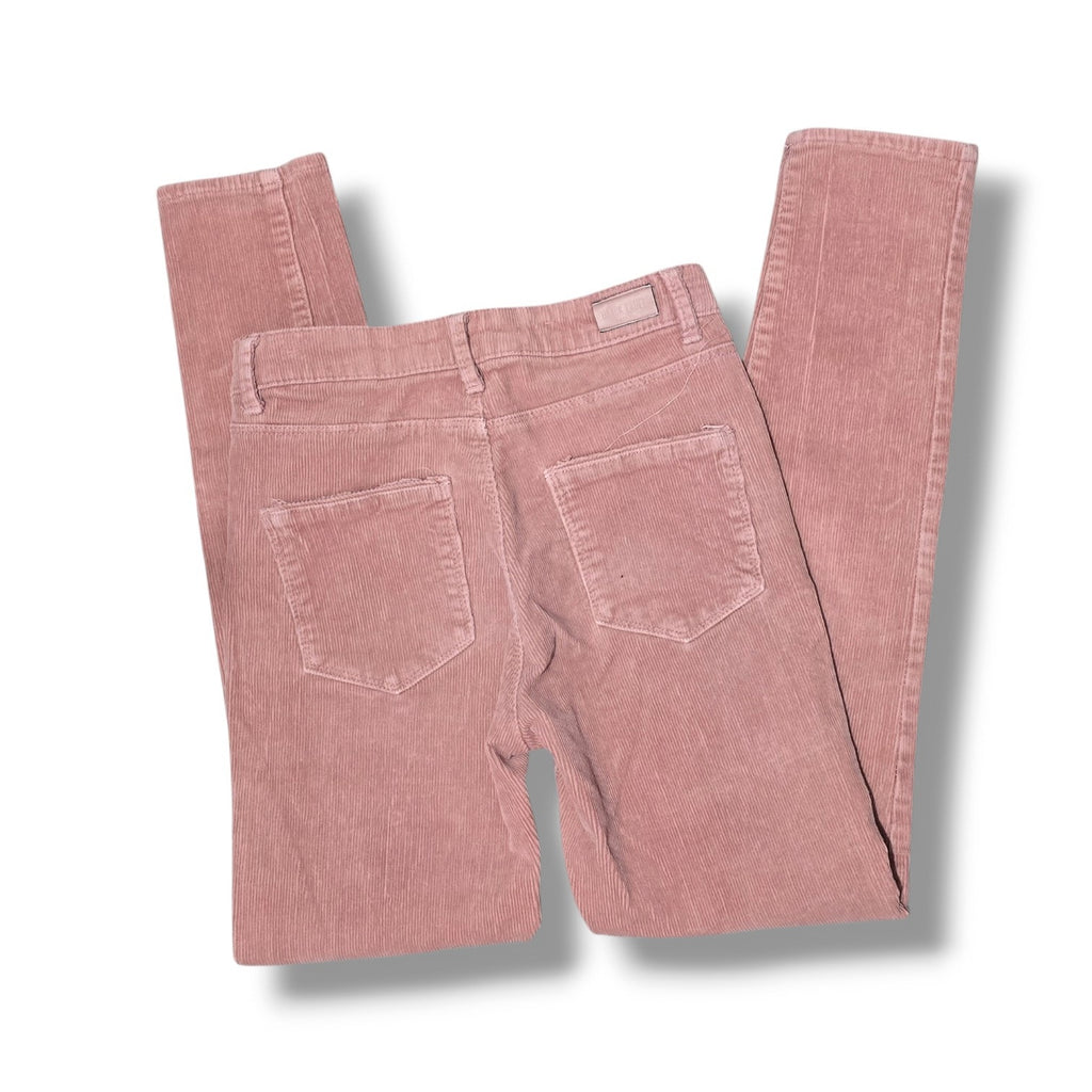 C'est Toi Black Label women's Dusty Rose Corduroy Skinny Pants Size 5 / 28