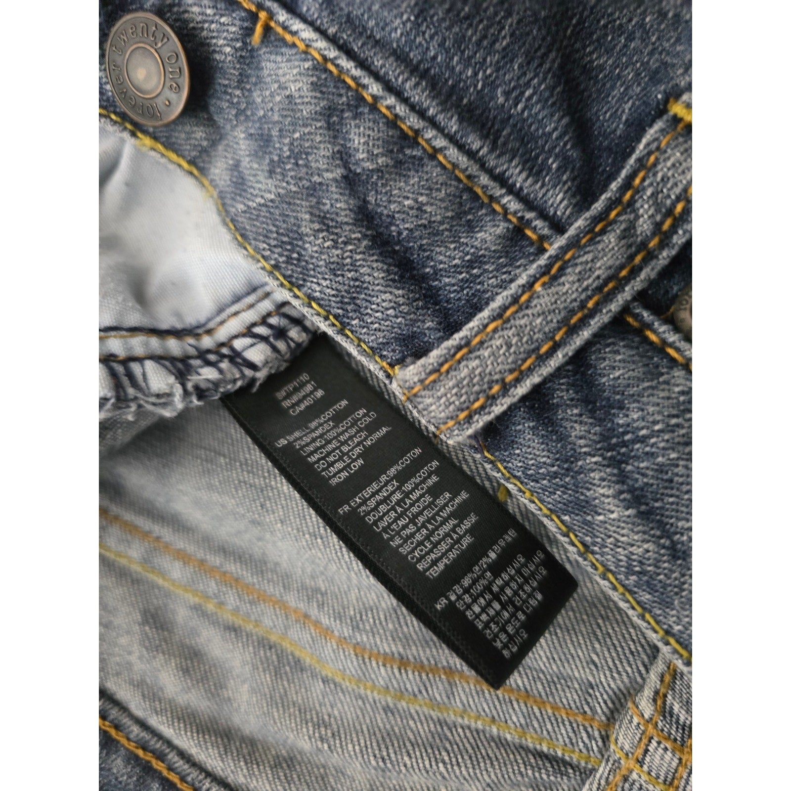 Forever 21 women's Low-Rise Medium Wash Skinny Jeans