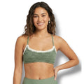 Xhilaration Juniors Sage Green Crochet Bralette Bikini Top