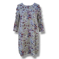 Apt 9 Women’s Small Paisley Swing Dress Lattice Sleeve Boho Chic