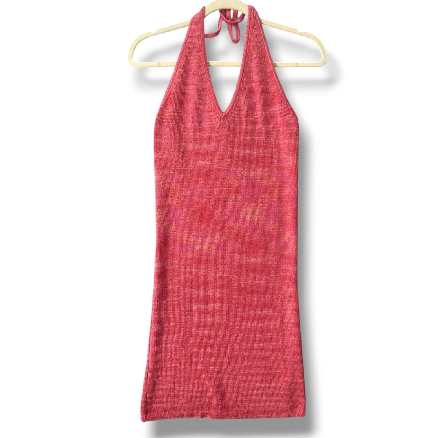 Wild Fable Women’s Sweater Halter Mini Dress – Coral Pink, XXL, NWT