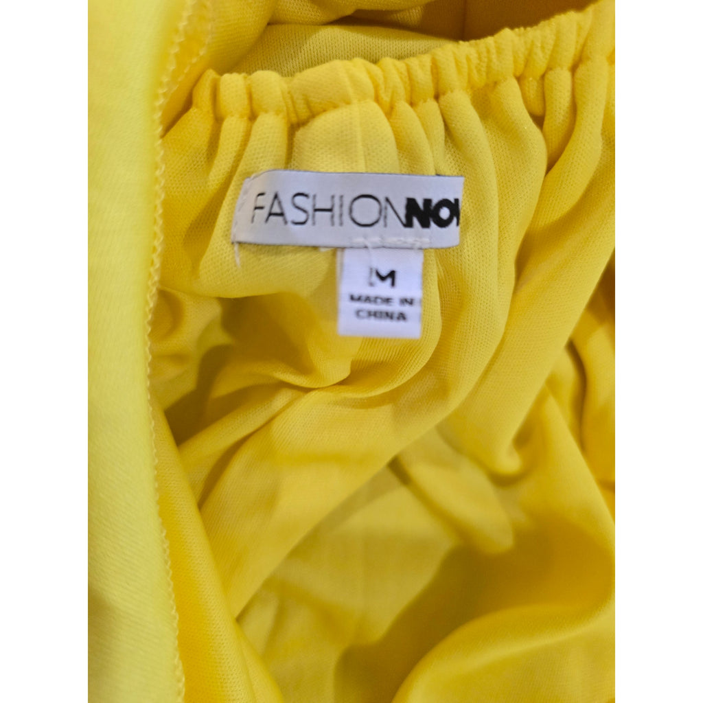 Fashion women's Nova Yellow Lace Crochet Romper