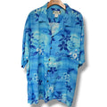 Vintage Two Palms Made in Hawaii Floral Rayon Aloha Shirt – 2XL