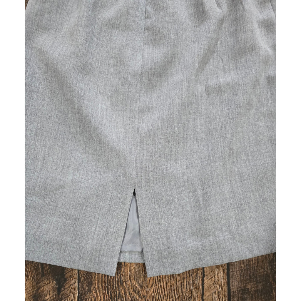 Worthington JCPenney Women's petite gray careerwear skirt - 6P