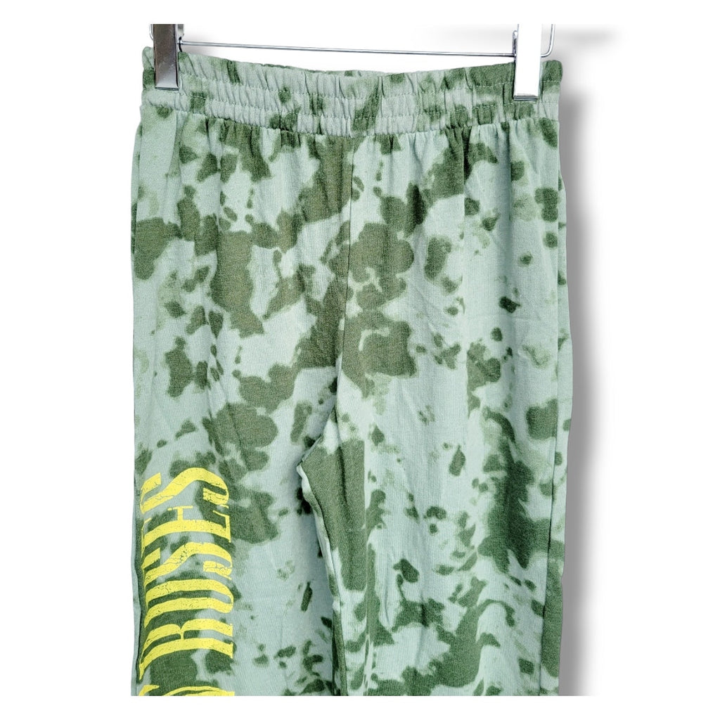 Guns N' Roses Women's Wide Leg Tie-Dye Graphic Sweatpants Size XS