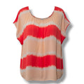 Old Navy Women’s Multicolor Ombre Cap Sleeve Blouse XL Rayon
