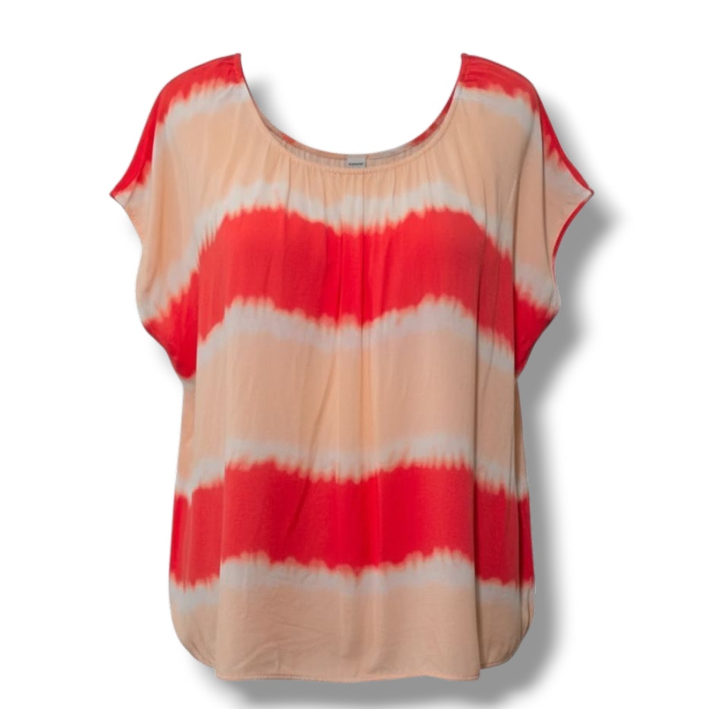 Old Navy Women’s Multicolor Ombre Cap Sleeve Blouse XL Rayon