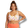 Xhilaration Juniors Plus Floral Bikini Bralette Top 22W – Built-In Padding
