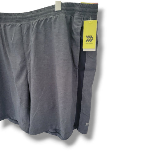 All in Motion Men’s 9" Lined Running Shorts XXL Blue Quick Dry UPF 50+