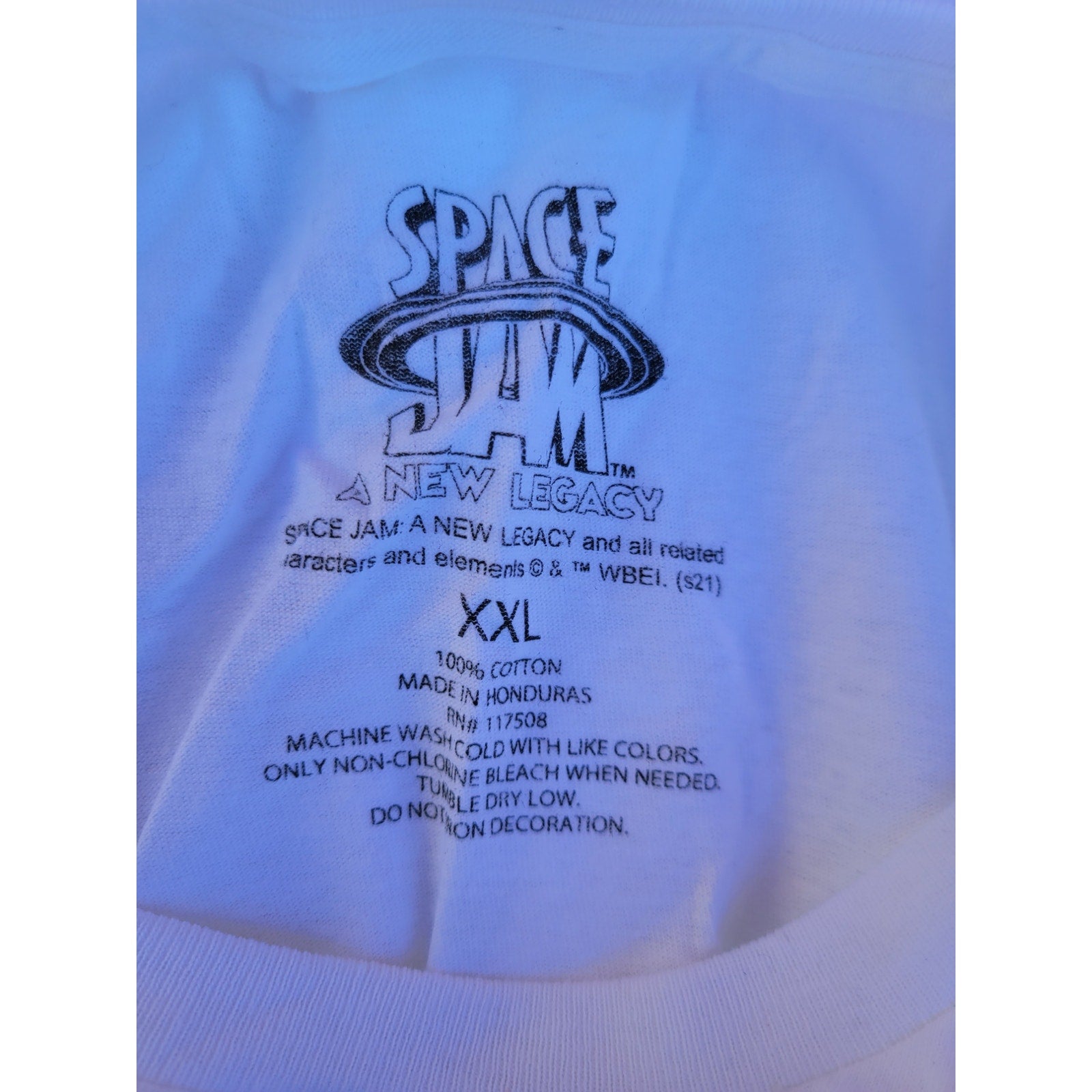 Space Jam A New Legacy Men’s LeBron James & Looney Tunes T-Shirt XXL Cotton NWOT