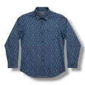 CK Calvin Klein men's blue long sleeves collared button-down shirt  - medium