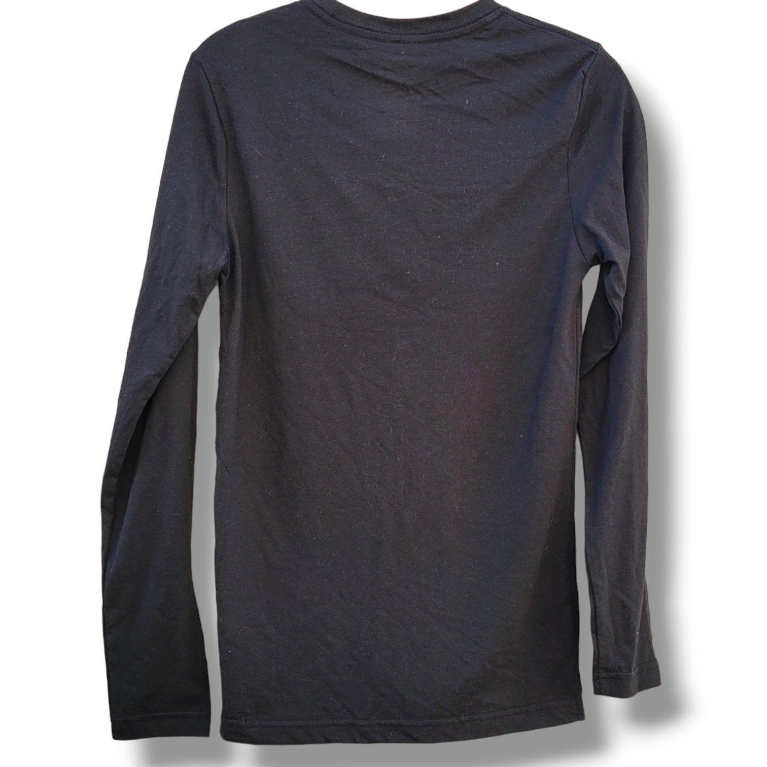 Well Worn Más Que Una Voz Long Sleeve Tee Black Unisex XS Hispanic Heritage NWT
