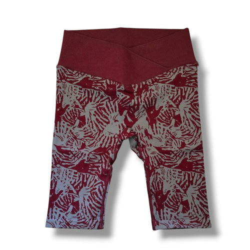 Astro Remiges Six Sense clairvoyant Compression workout Shorts Crimson Moonbeam