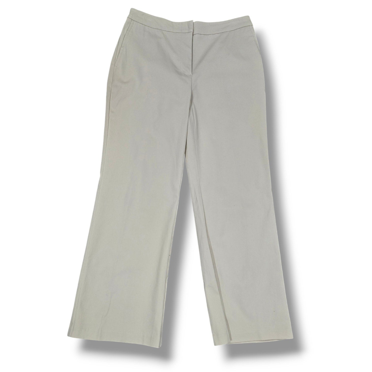 Boutique Europa Women’s Petite Vintage Khaki Brown Straight Leg Pants – Size 10P