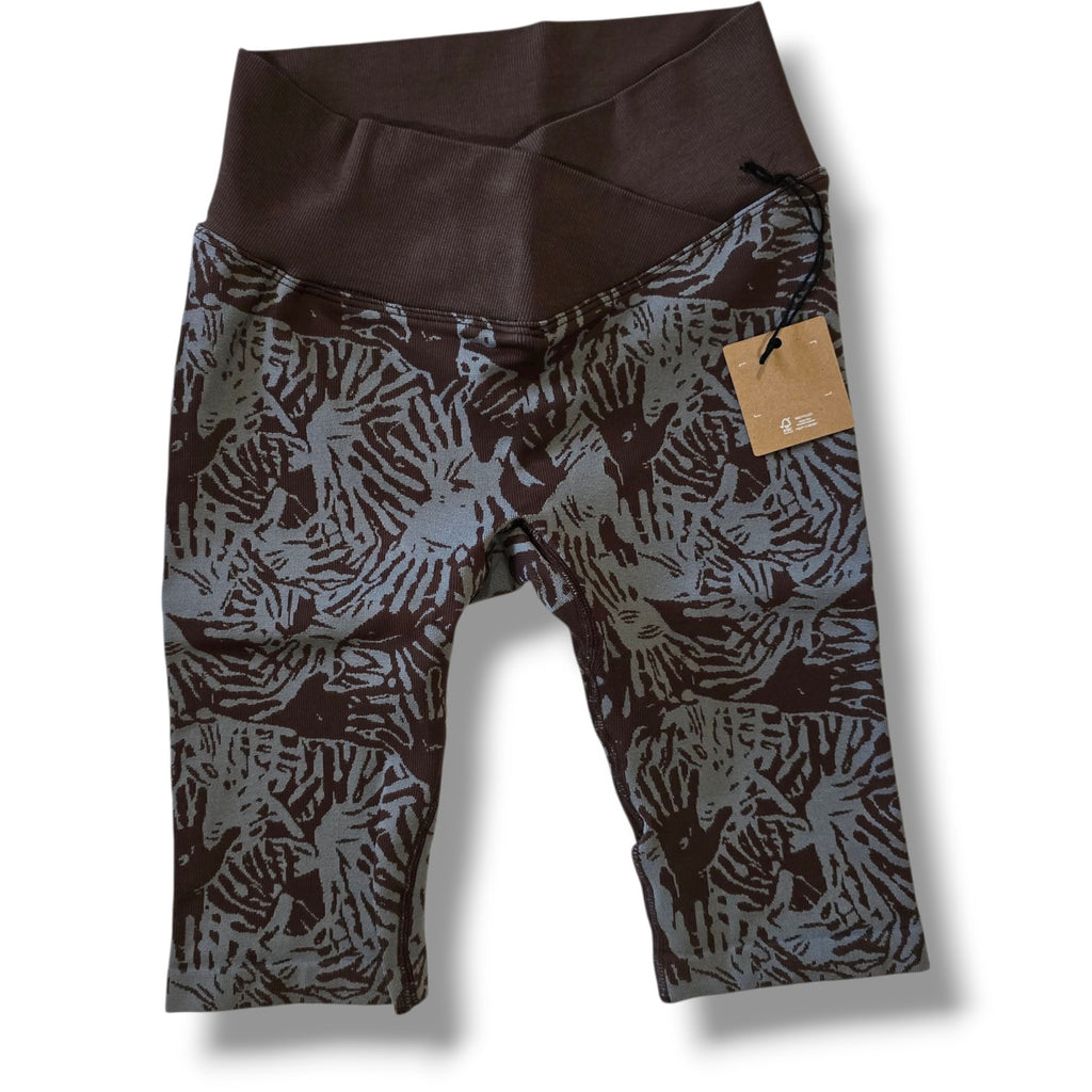 Astro Remiges Six Sense clairvoyant Compression workout Shorts Nebula Chestnut- SMALL