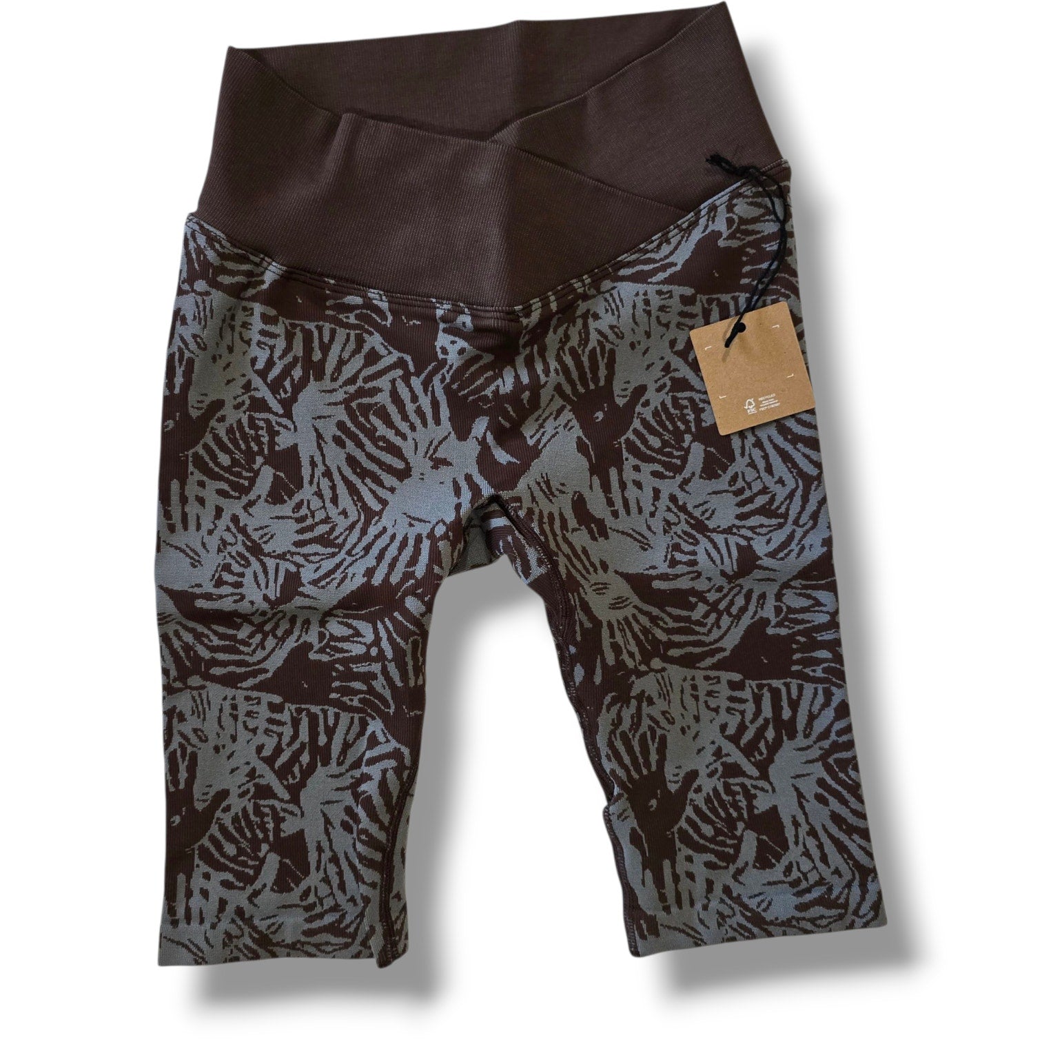 Astro Remiges Six Sense clairvoyant Compression workout Shorts Nebula Chestnut- SMALL