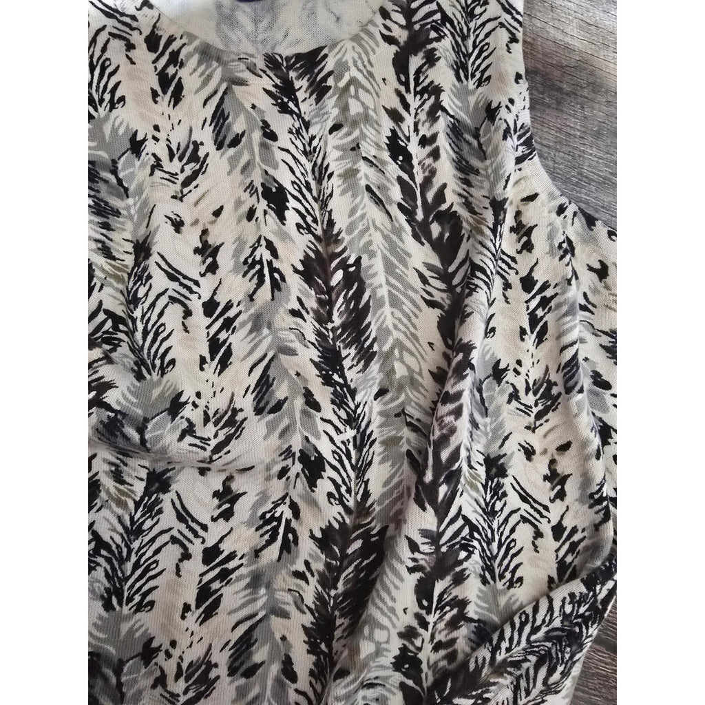 Pendleton 100% Cotton Feather Ikat Knit Sleeveless Sweater Tank Top Large