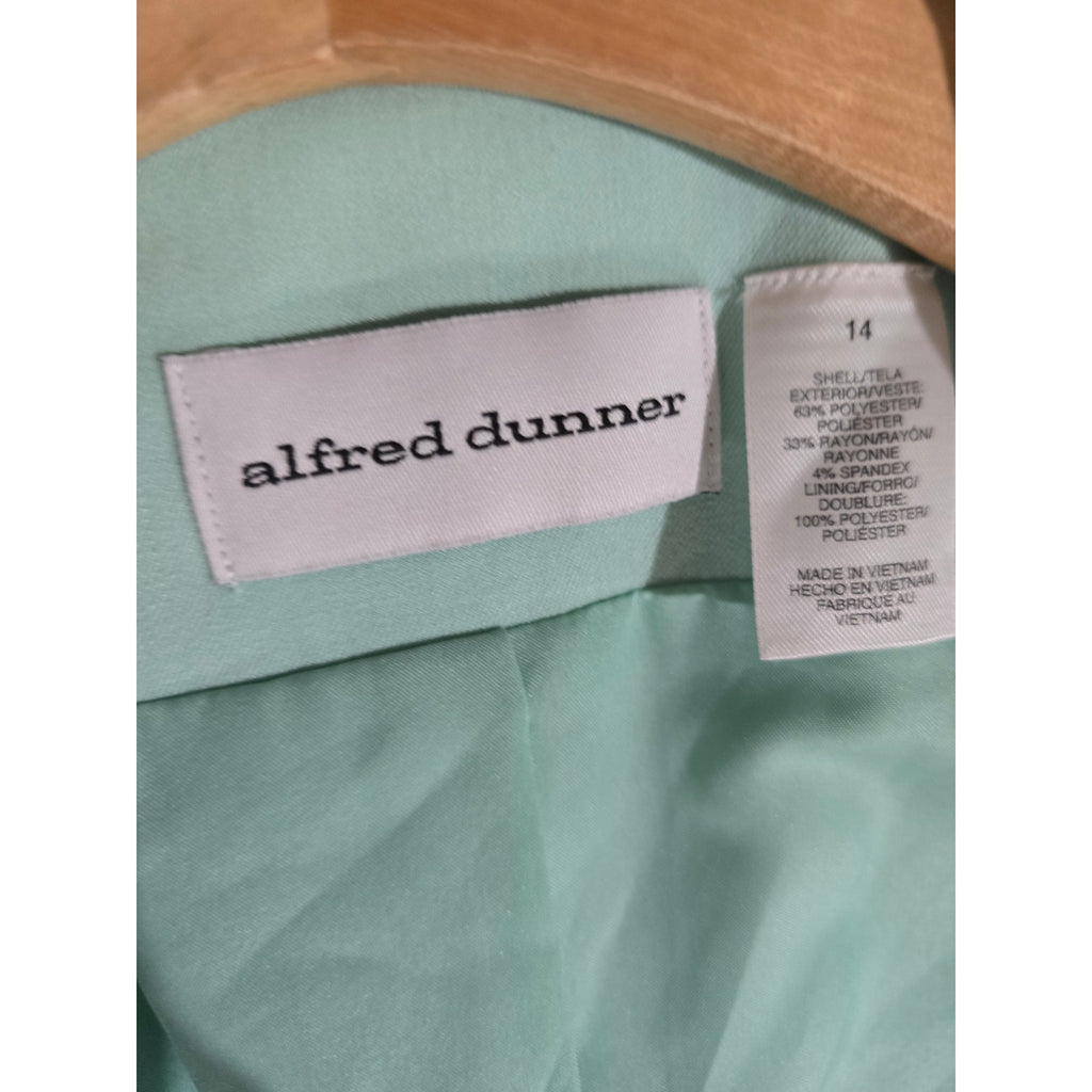 Alfred Dunner Women’s Aqua Mint Blazer Jacket - Size 14, New
