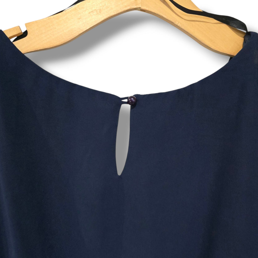 by & by Juniors plus size blue Sleeveless Belted Dress 3x