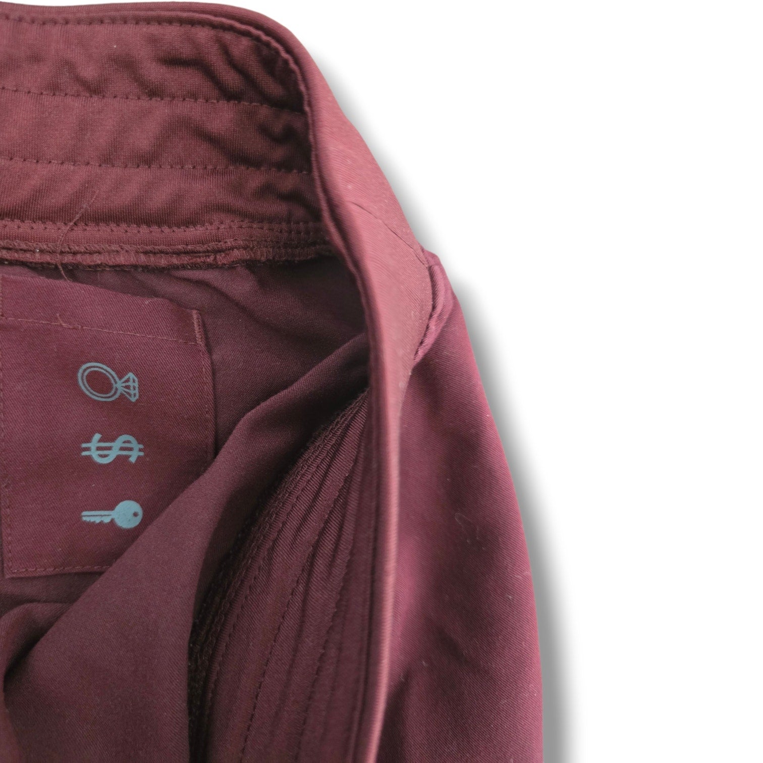 FIGS women's Technical Collection Maroon Jogger Scrub Pants xs