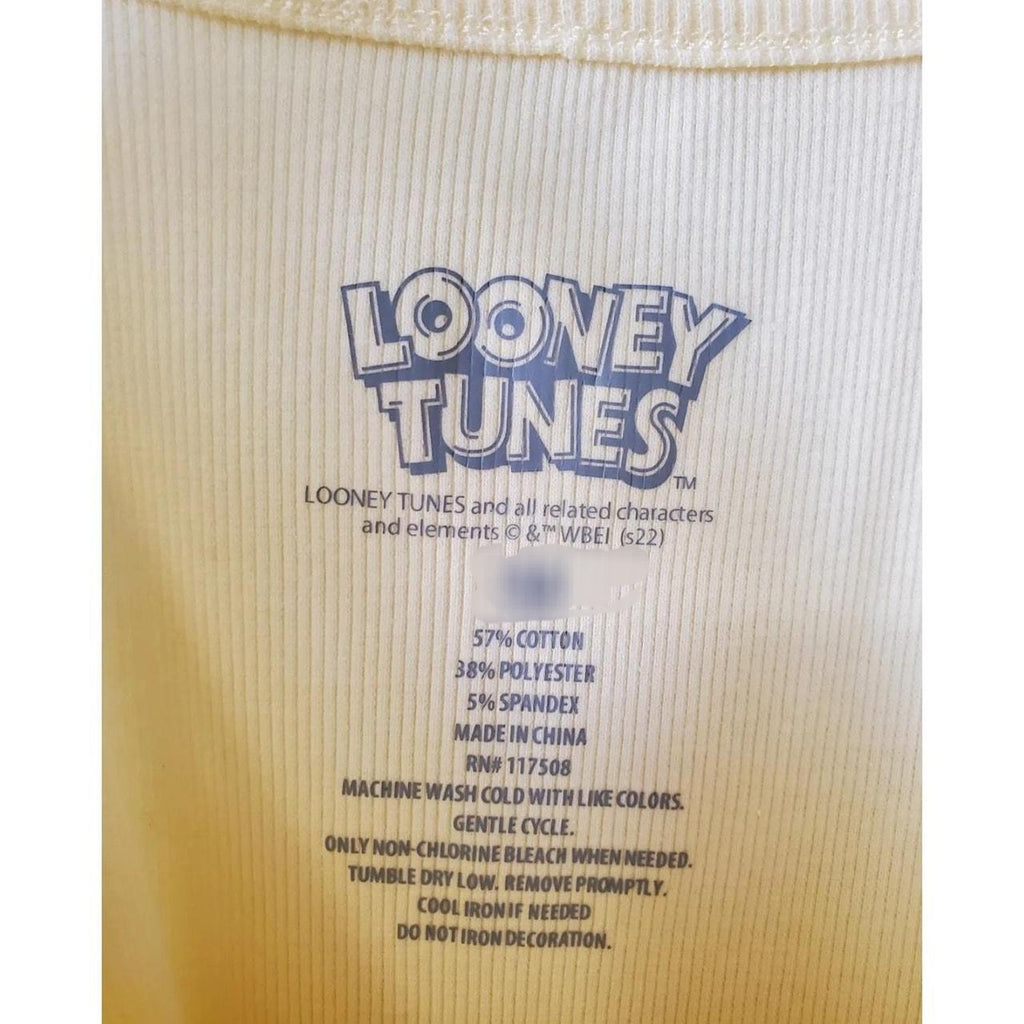 Looney Tunes Tweety Bird Yellow Bodycon Dress – Adjustable Straps – NWT