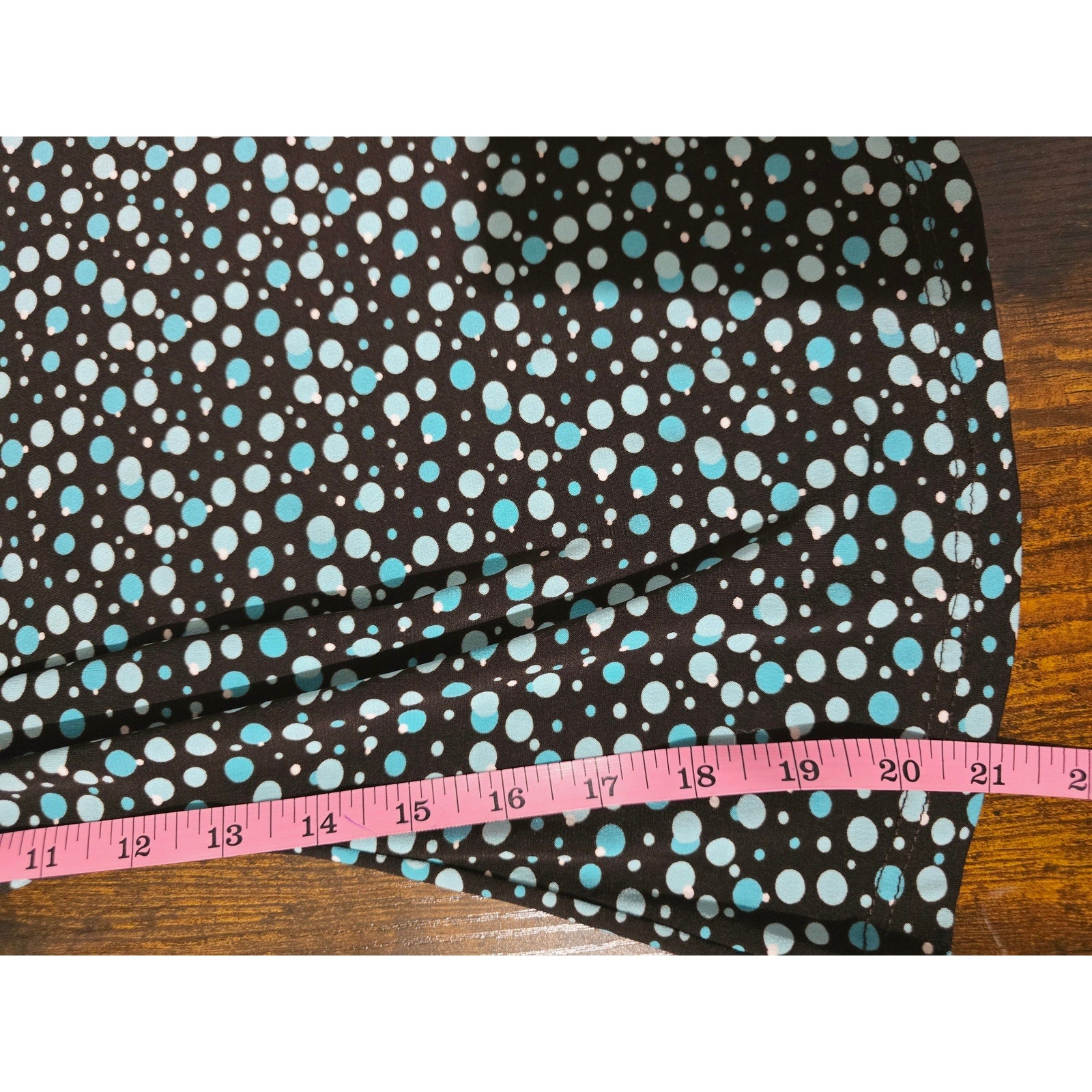 Perception Concept Women's PM Brown Blue Polka Dot Cowl Neck Tank Top