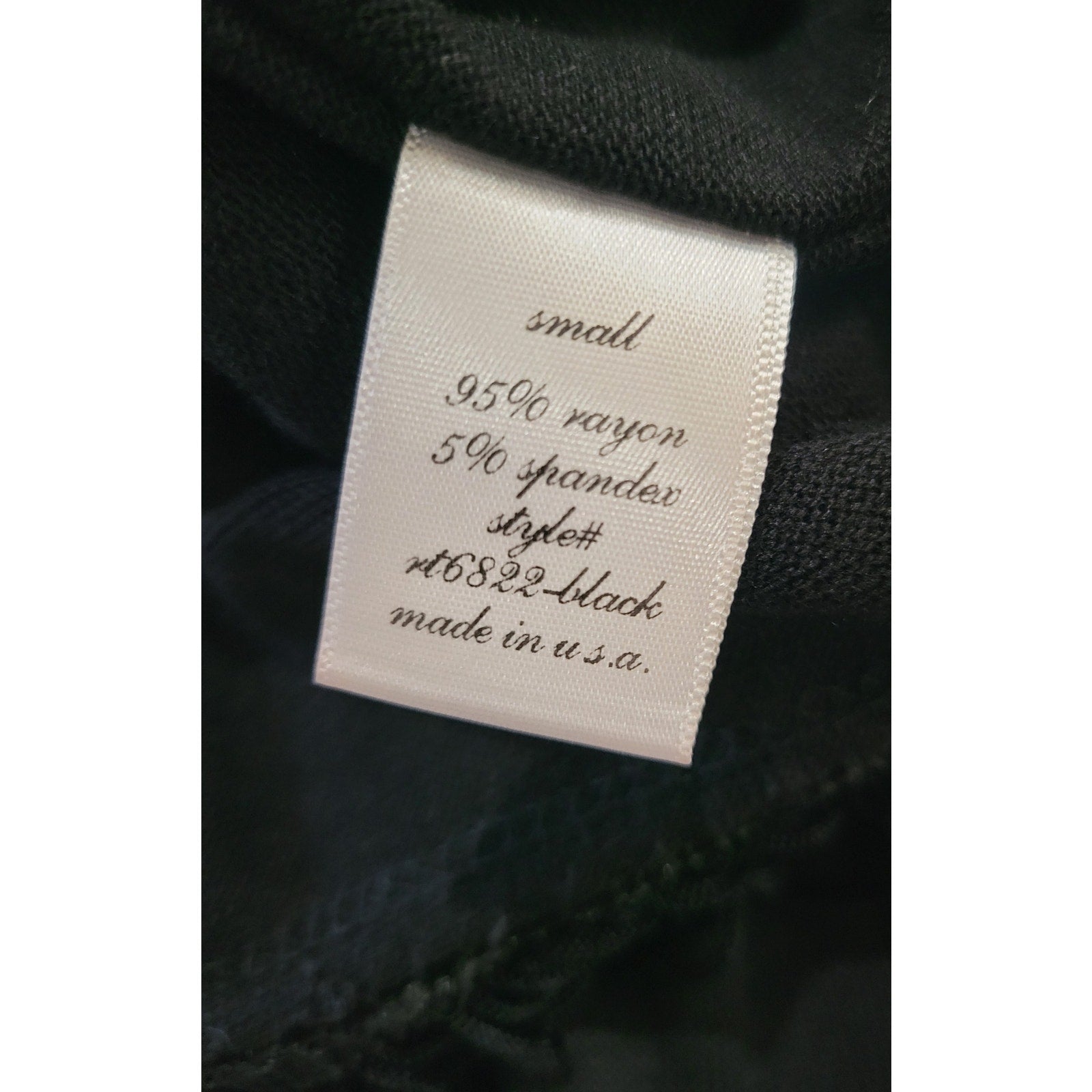 Mi Ami by Francesca’s Collection Black Fringe Poncho Blouse – Size Small