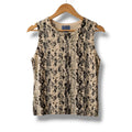 Pendleton 100% Cotton Feather Ikat Knit Sleeveless Sweater Tank Top Large