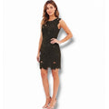 Women's Black Lace Evening Party Dress Small Cocktail Outfit